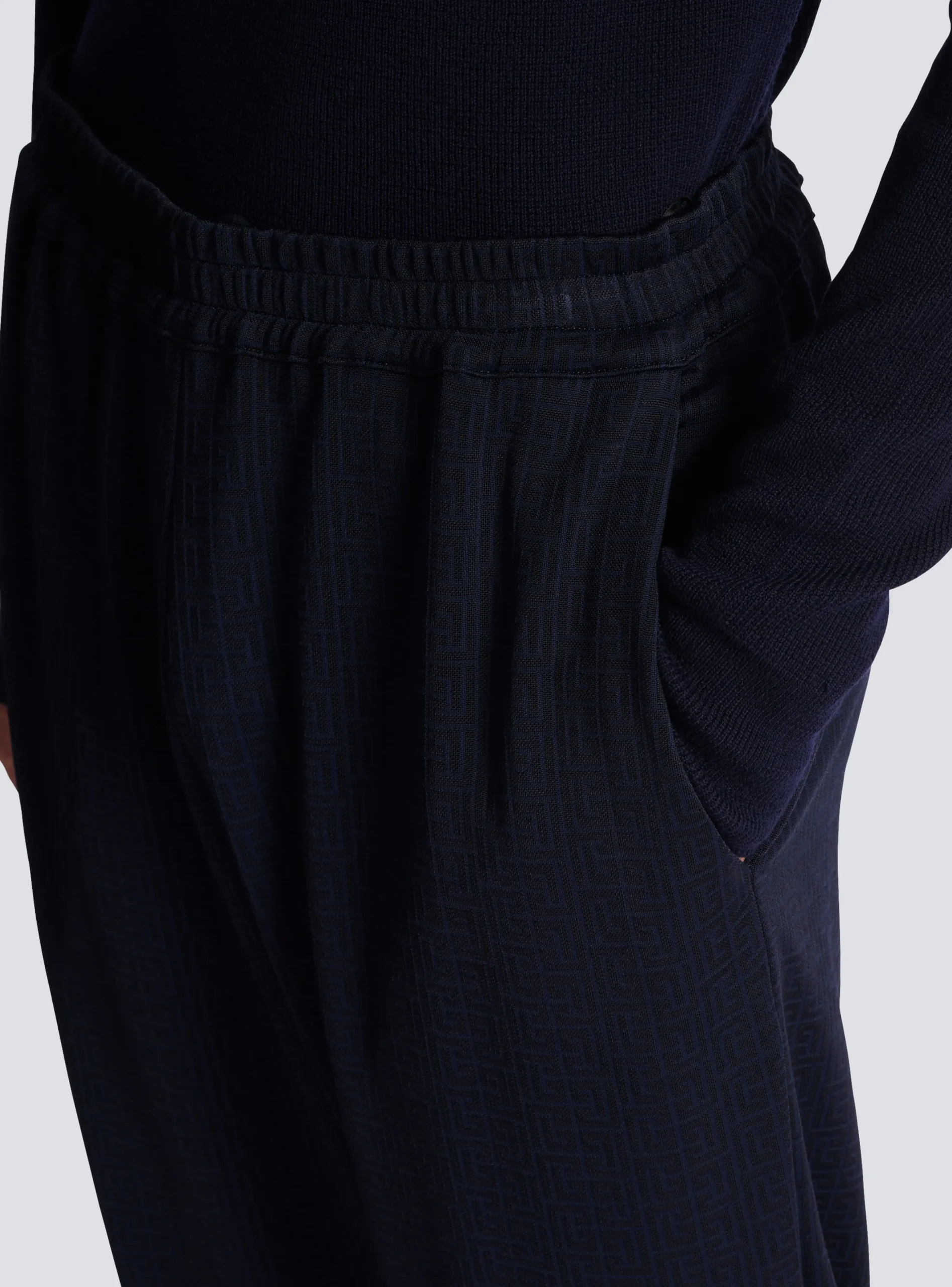 Casual Mini Monogram Trousers-Balmain Cheap