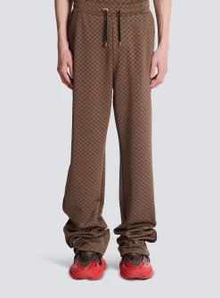 Casual Mini Monogrammed Trousers-Balmain Fashion