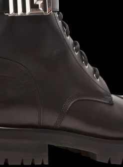 Charlie Leather Ranger Boots-Balmain Cheap