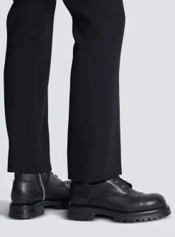 Charlie Leather Ranger Boots-Balmain Cheap