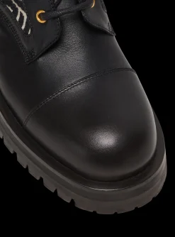 Charlie Monogram Jacquard And Leather Ranger Boots-Balmain Flash Sale