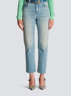 Classic Belted Jeans-Balmain Best Sale