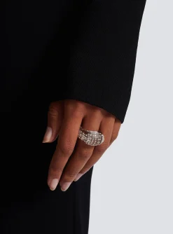 Clear Rhinestone Ring-Balmain Cheap