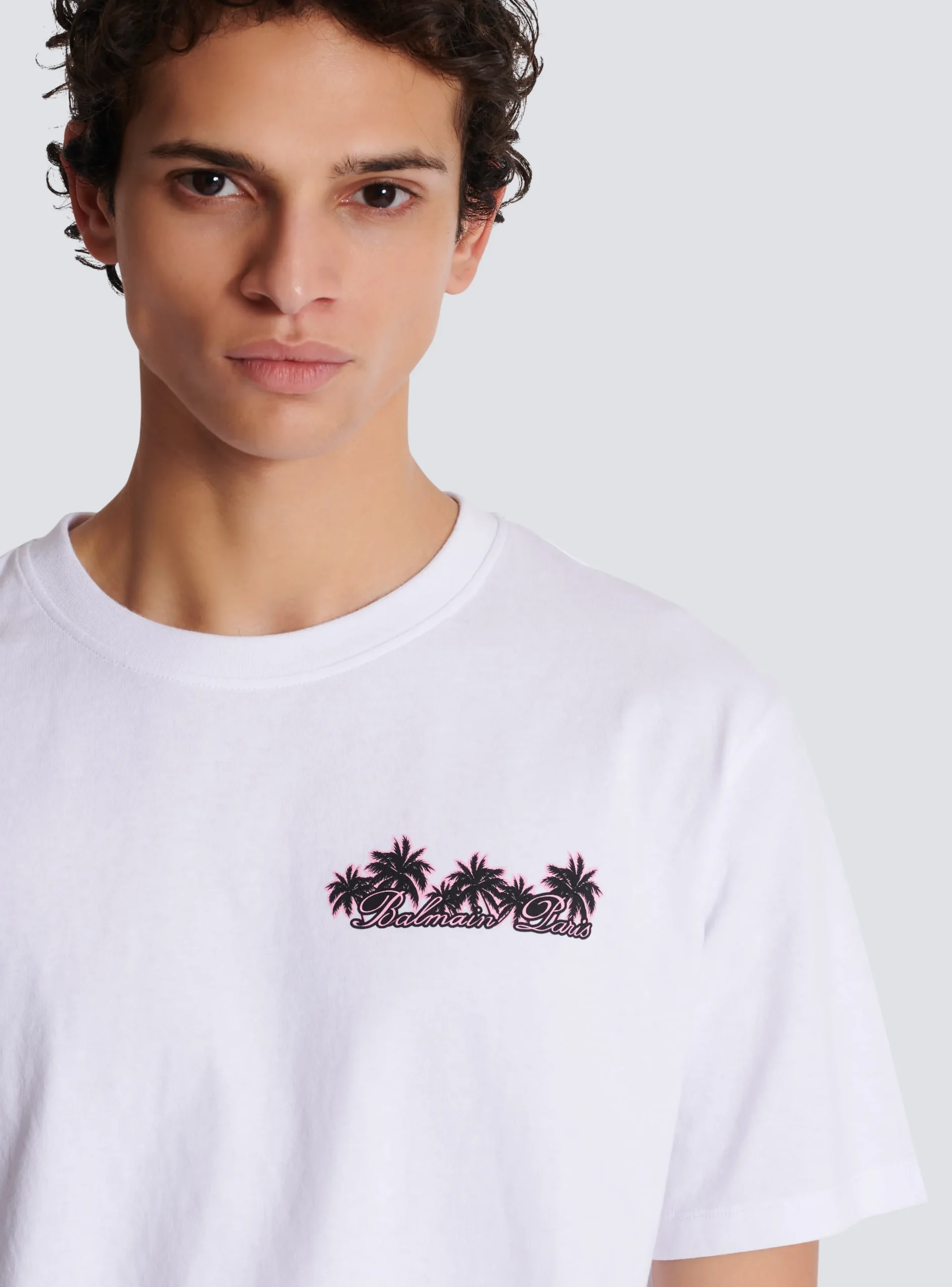 Club Signature Printed T-shirt-Balmain Online