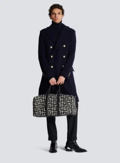 Coat In Felted Double-faced Wool-Balmain Store