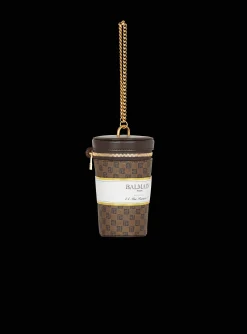 Coffee Cup Minaudière In Mini Monogram Canvas-Balmain Sale