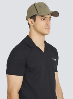 Cotton Canvas Cap With Paris Logo-Balmain New