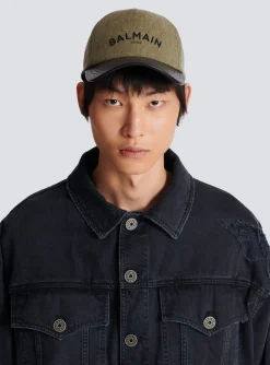 Cotton Cap With Logo-Balmain Outlet