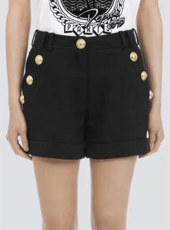 Cotton Low-rise Shorts-Balmain Cheap
