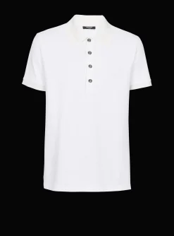 Cotton Piqué Polo-Balmain Best Sale