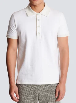 Cotton Piqu&eacute; Polo-Balmain Best Sale