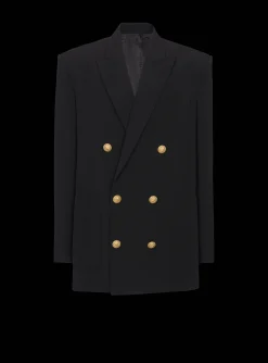 Crepe Jacket With Double-breasted Button Fastening-Balmain Best