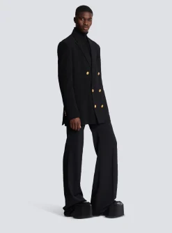 Crepe Jacket With Double-breasted Button Fastening-Balmain Best
