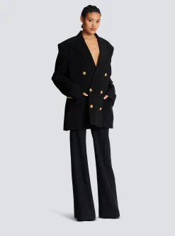 Crepe Jacket With Double-breasted Button Fastening-Balmain Best