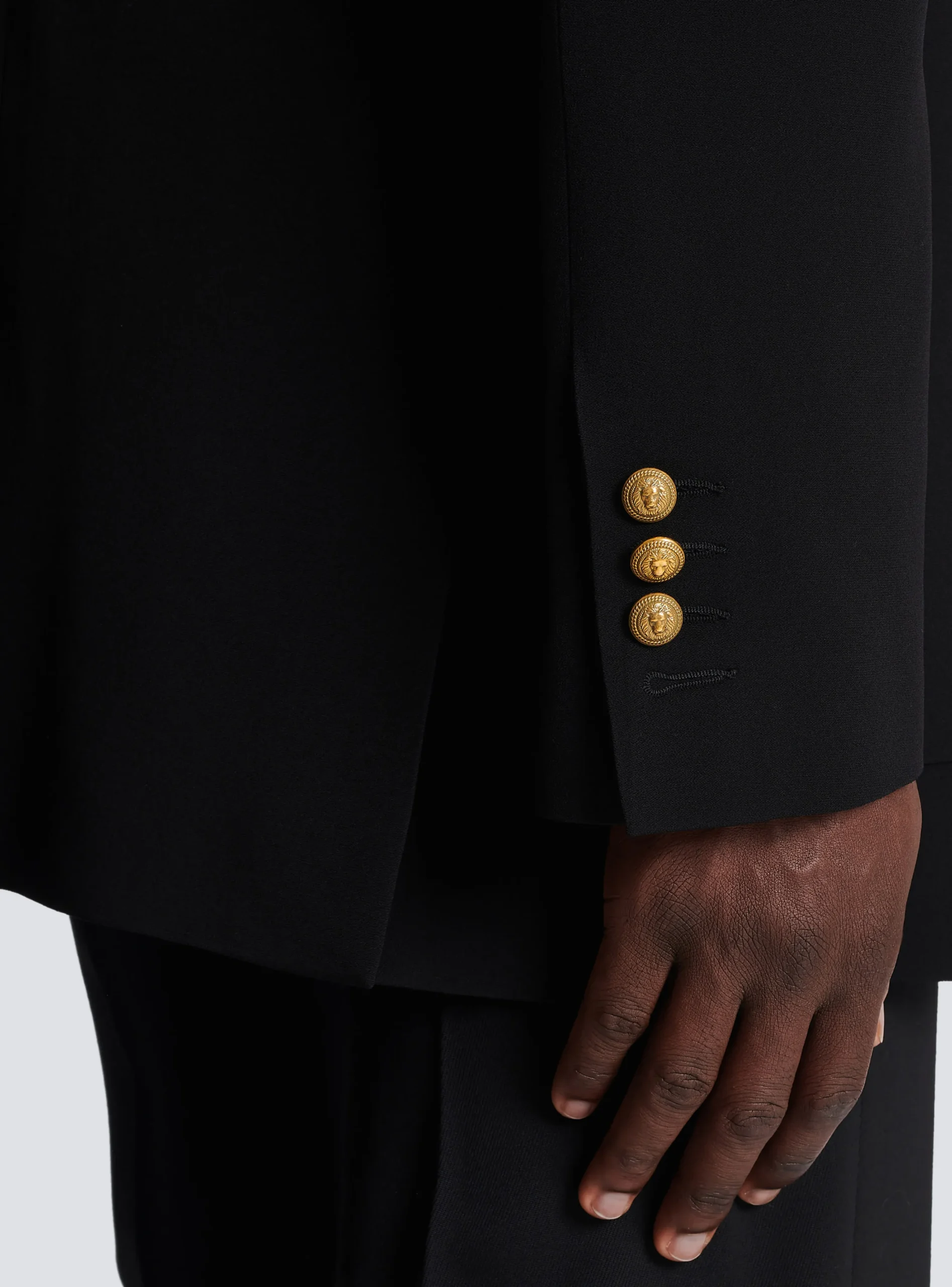 Crepe Jacket With Double-breasted Button Fastening-Balmain Best