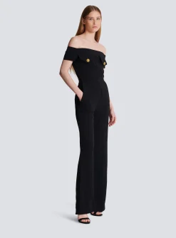 Crepe Jumpsuit-Balmain Clearance