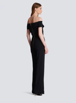 Crepe Jumpsuit-Balmain Clearance