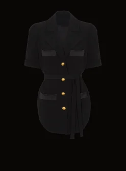 Crepe Safari Shirt-Balmain Fashion