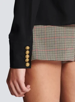 Crepe Shirt With Bow Collar-Balmain Store