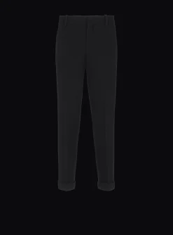 Crepe Straight-cut Trousers-Balmain Clearance