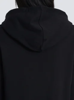 Cropped Eco-design Cotton Sweatshirt With Flocked Graffiti Logo-Balmain Store