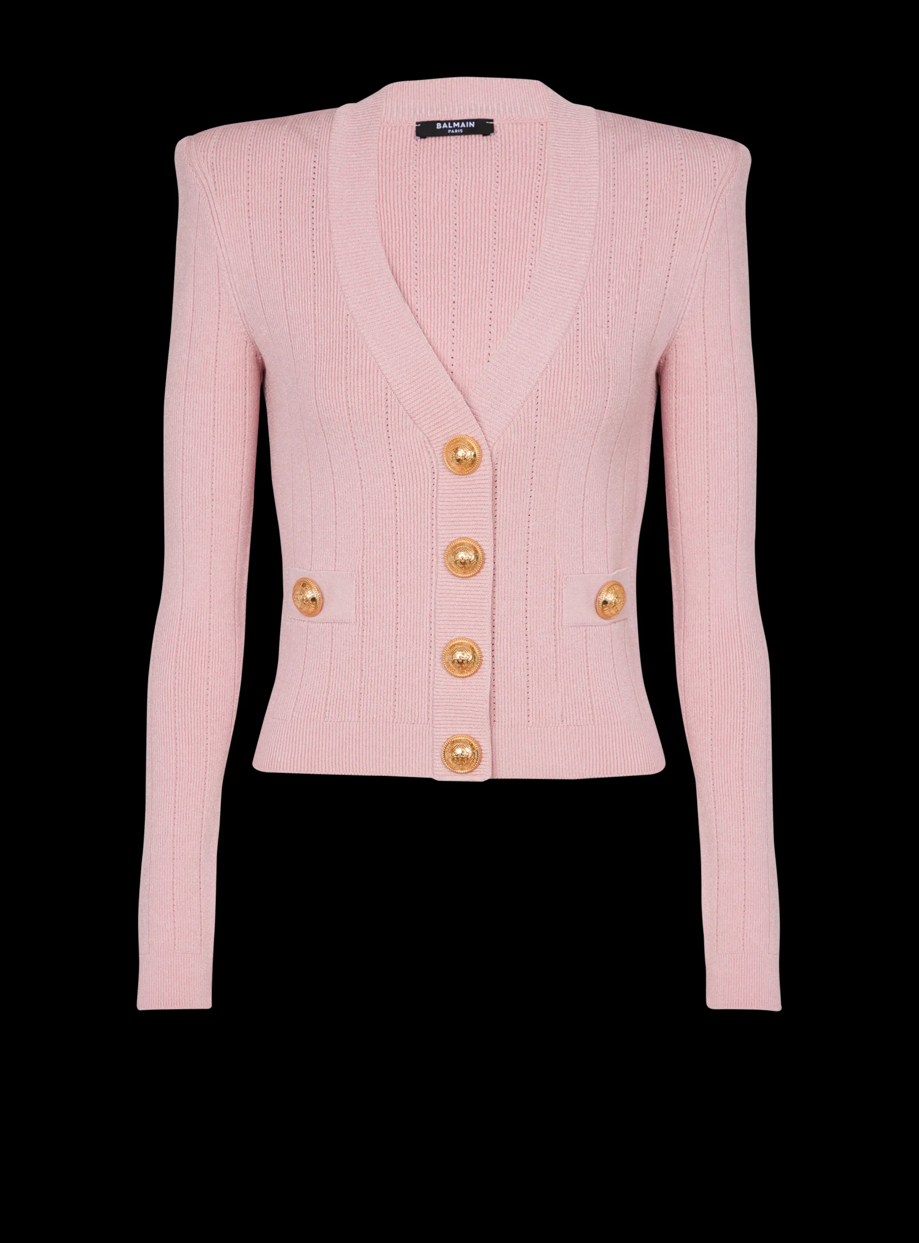 Cropped Knit Cardigan-Balmain Discount