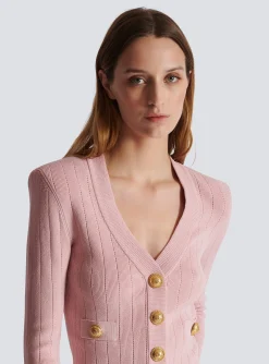 Cropped Knit Cardigan-Balmain Discount