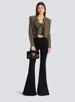 Cropped Lurex Tweed Jacket-Balmain Store
