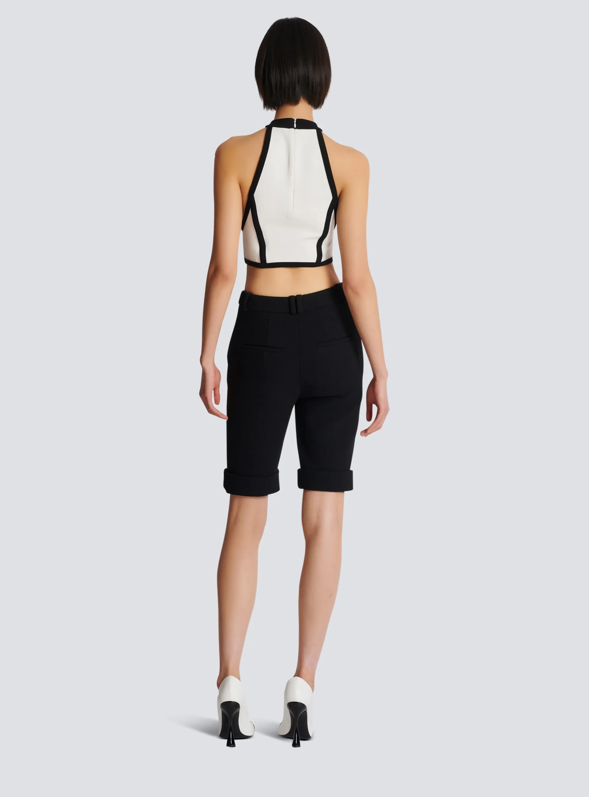Cycling Shorts In Double Crepe-Balmain Shop