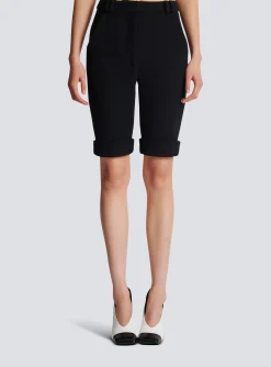 Cycling Shorts In Double Crepe-Balmain Shop