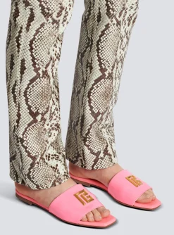 Dafne Patent Leather Mules-Balmain Discount
