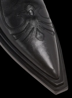 Dan Patchwork Leather Boots-Balmain Store