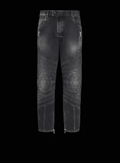 Denim Biker Jeans-Balmain Best