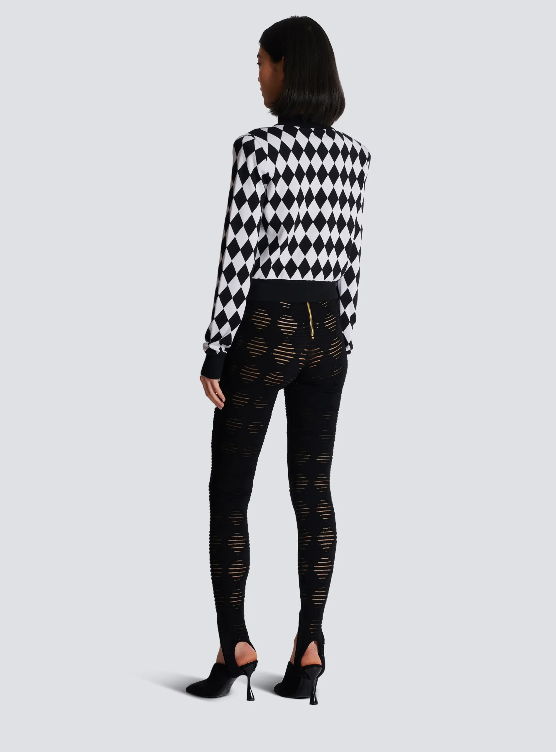 Diamond Knit Cardigan-Balmain Fashion