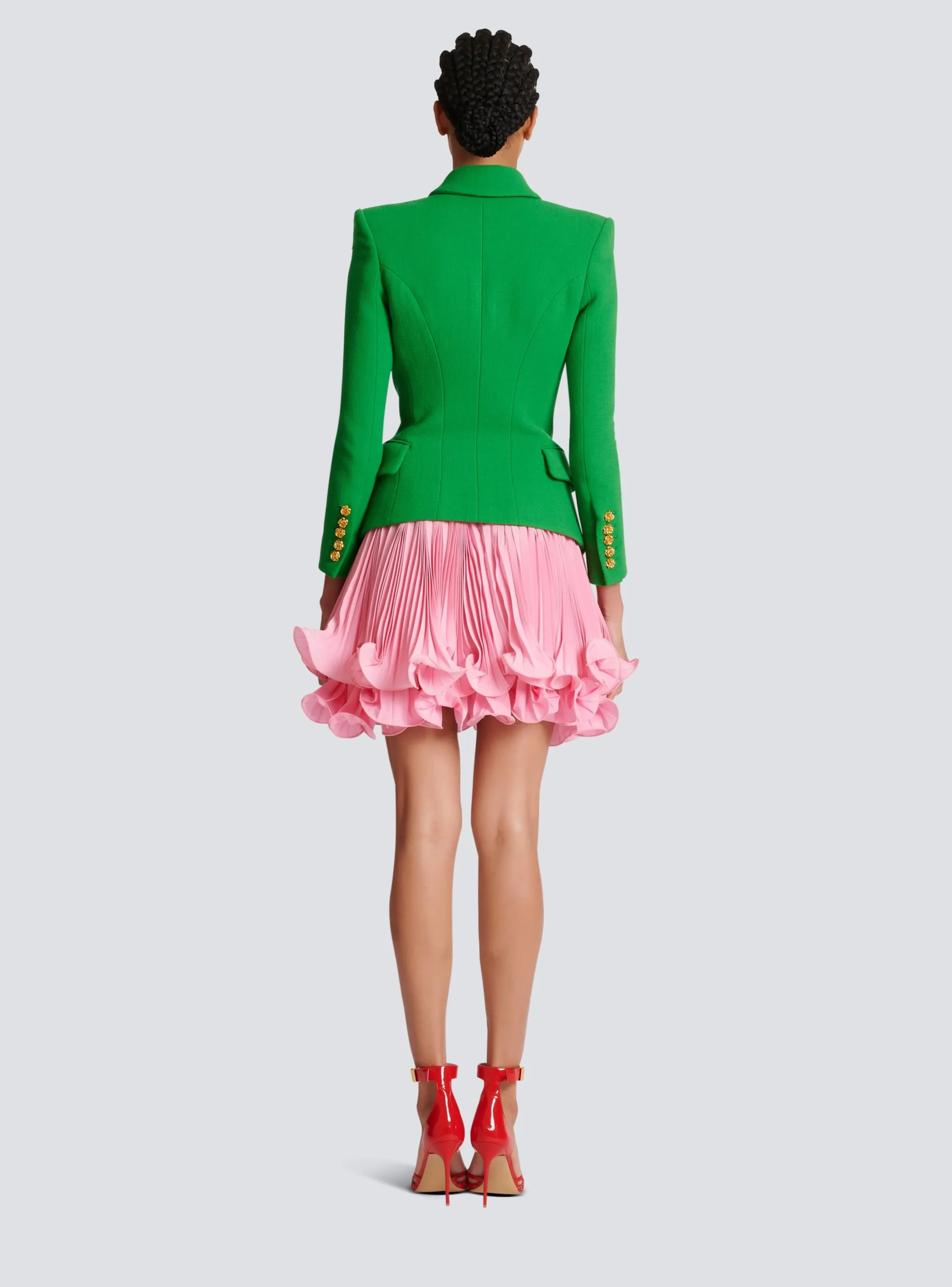 Double Crepe Suit Jacket-Balmain Cheap