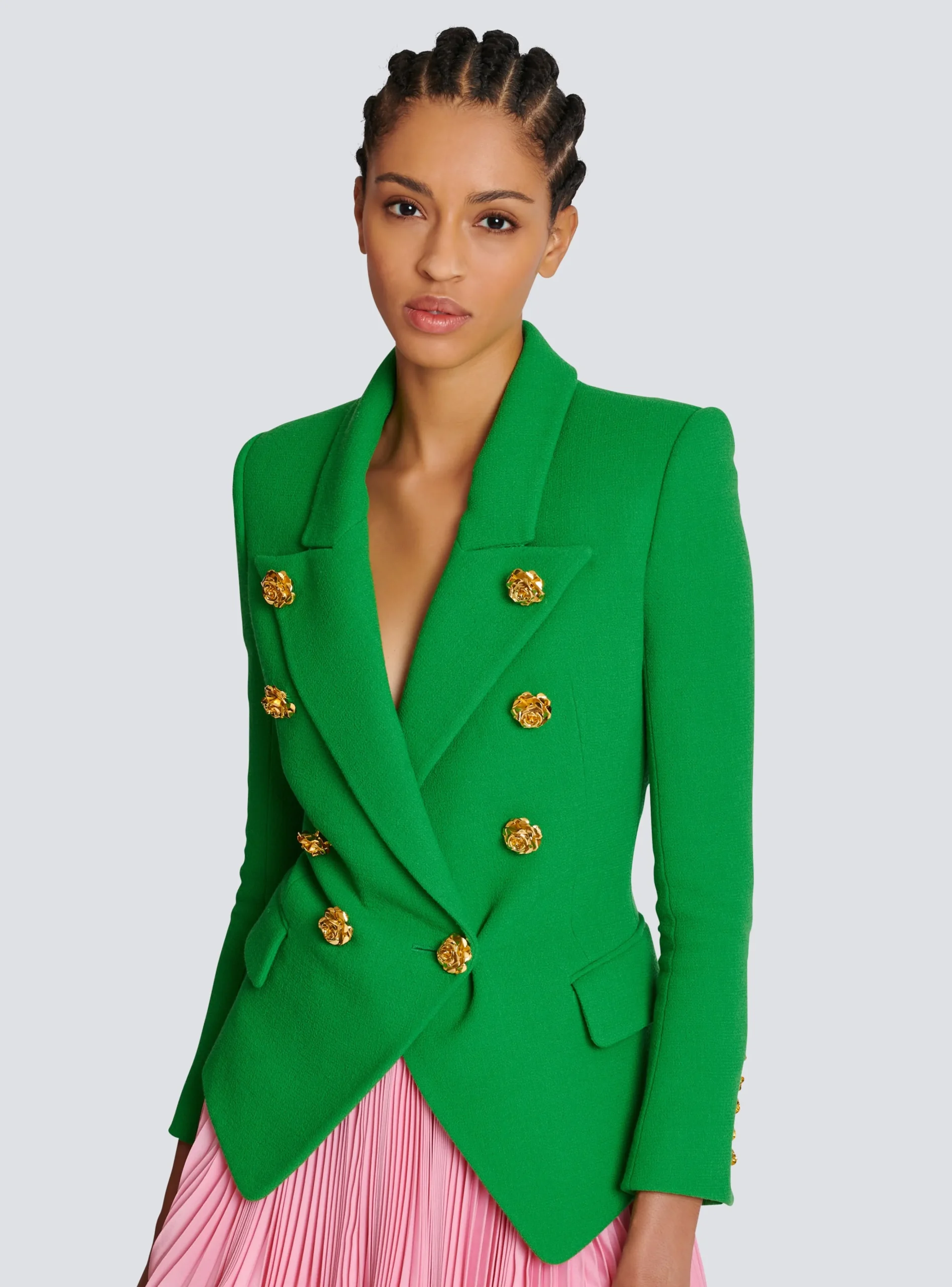 Double Crepe Suit Jacket-Balmain Cheap