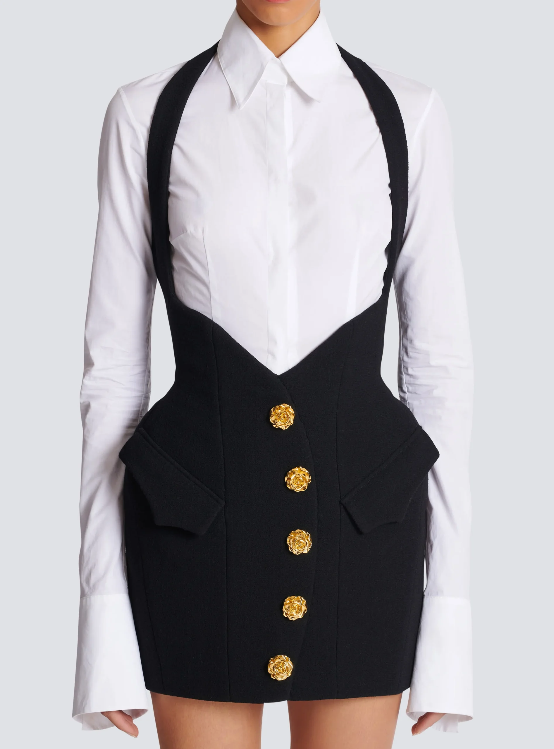 Double Crepe Tulip Skirt-Balmain Flash Sale