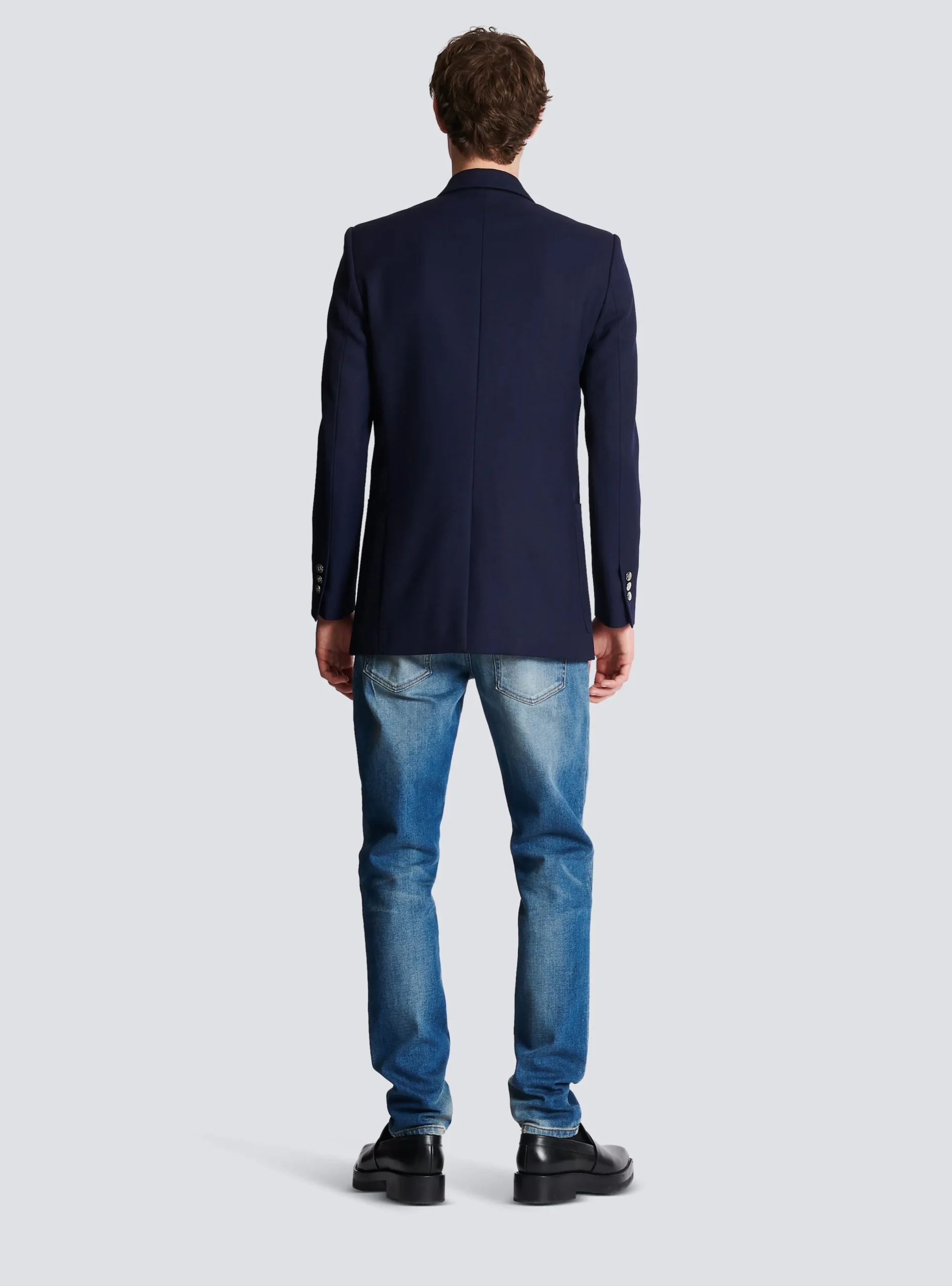 Double-breasted Buttoned Blazer-Balmain Online