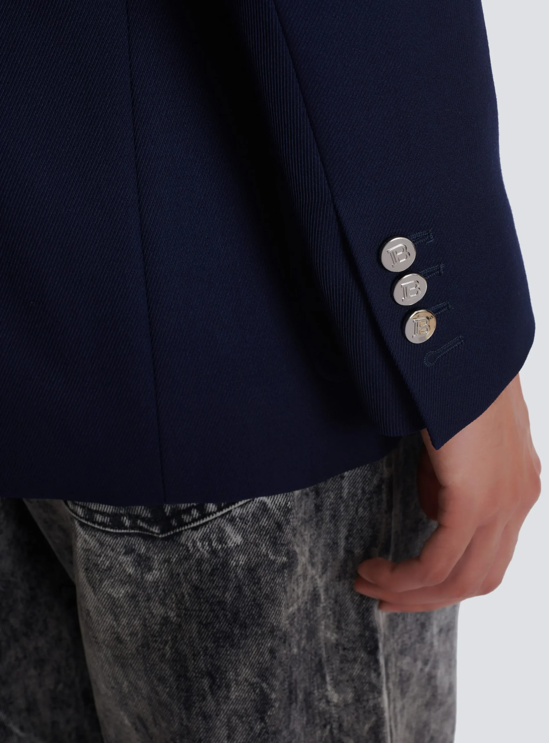 Double-breasted Buttoned Blazer-Balmain Online