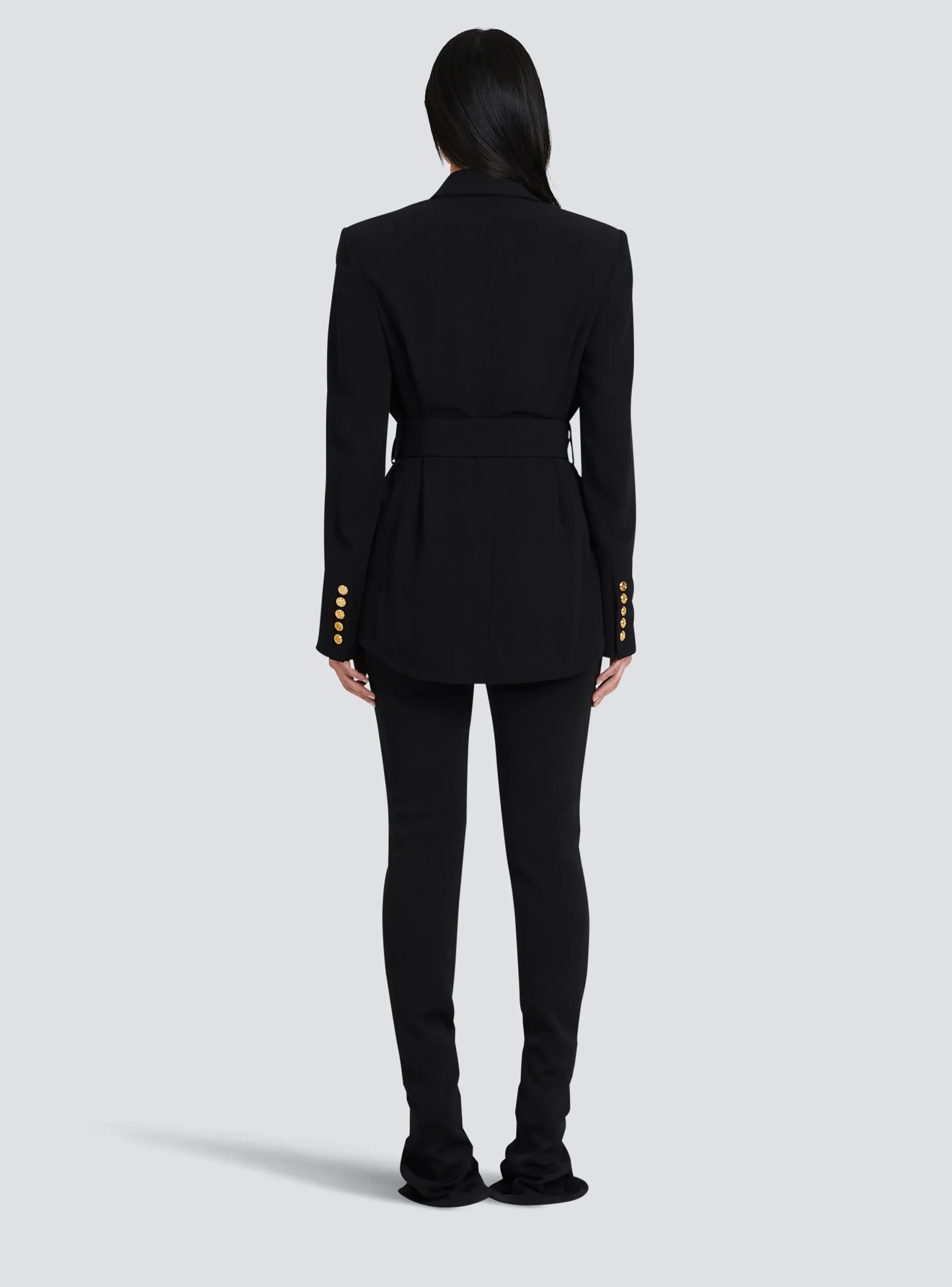 Double-breasted Fuchsia Eco-designed Blazer-Balmain Cheap