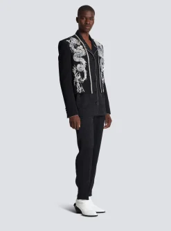 Dragon Embroidered Spencer Jacket-Balmain Sale