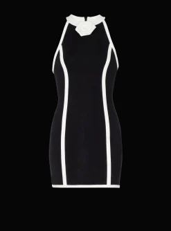 Dress With Rose Detail-Balmain Hot