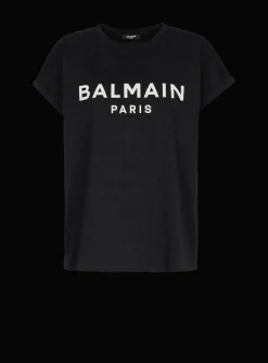 Eco-designed Cotton T-shirt With Logo Print-Balmain Best