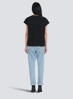 Eco-designed Cotton T-shirt With Logo Print-Balmain Best