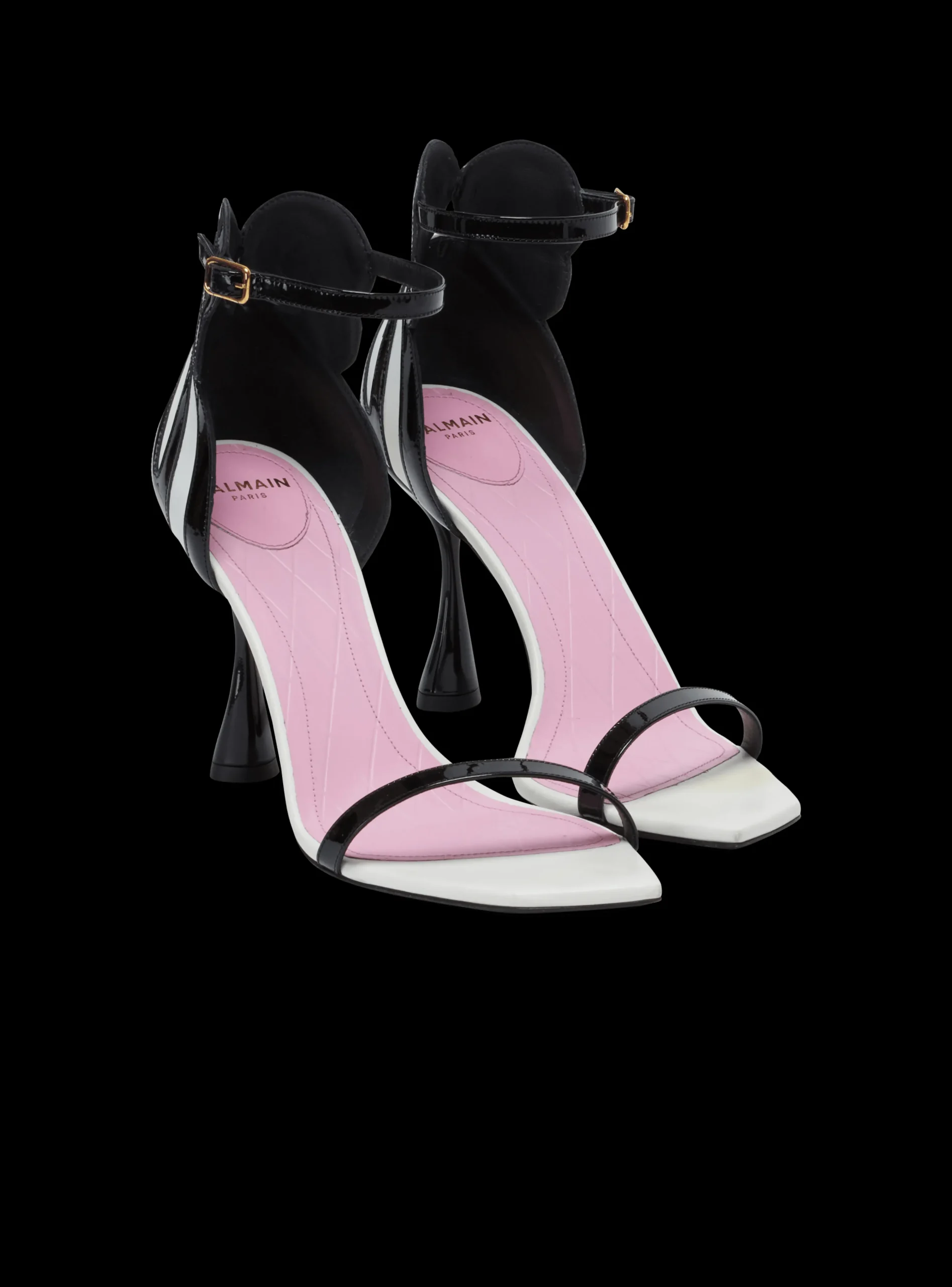 Eden Sandals In Two-tone Leather-Balmain Store