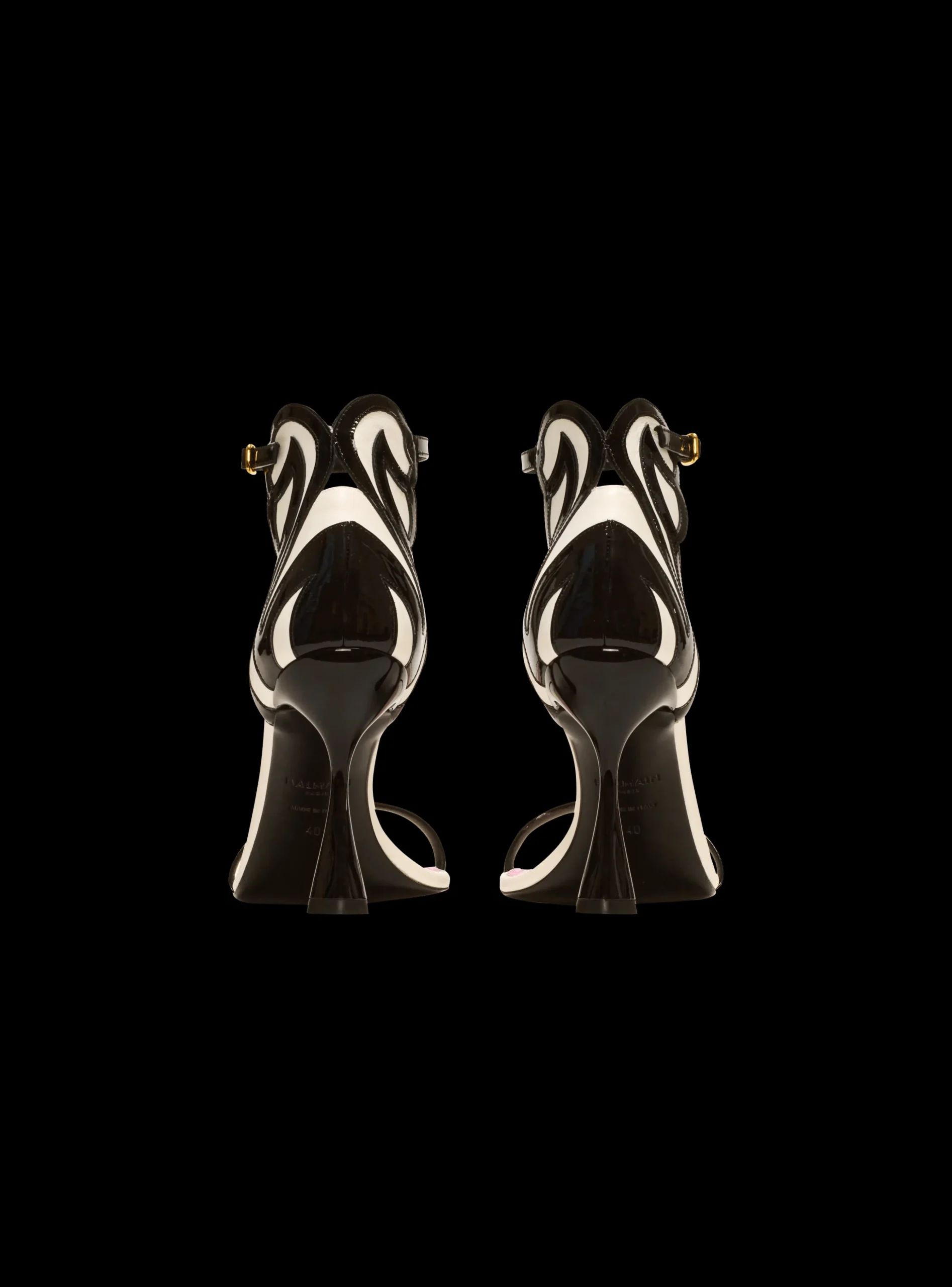 Eden Sandals In Two-tone Leather-Balmain Store