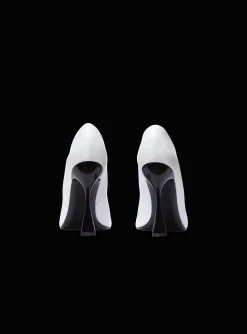 Eden Two-tone Pumps In Lambskin And Patent Leather-Balmain Outlet
