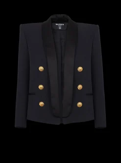 Edge-to-edge 6-button Jacket-Balmain Discount