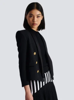 Edge-to-edge 6-button Jacket-Balmain Discount