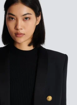 Edge-to-edge 6-button Jacket-Balmain Discount